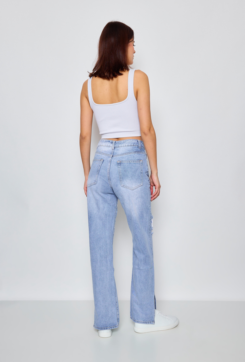 Jeans Ripped Split