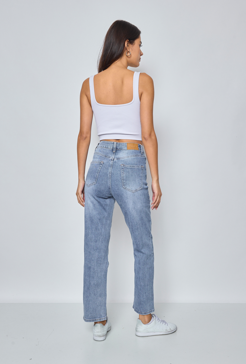 Jeans Straight Denim (Stretch)