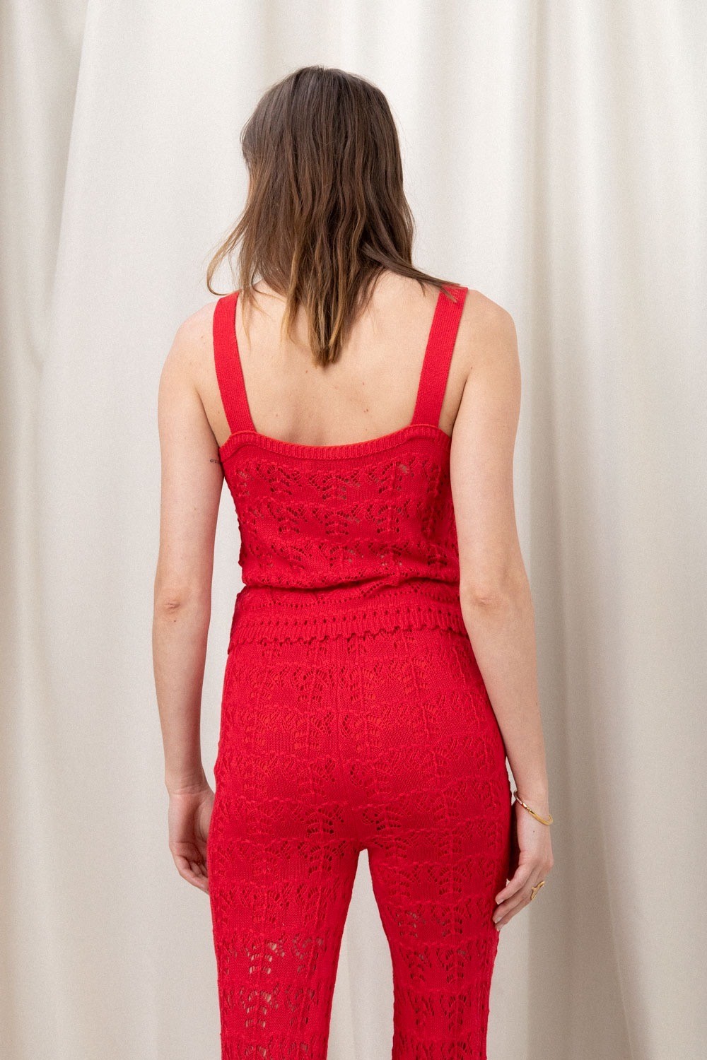 Crochet Set Lady in Red